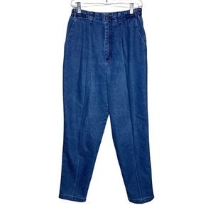 Lee Jeans‎ Womens 6 28" Blue Trouser Style Tapered Leg Relaxed Retro Vintage